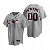Detroit Tigers Customized Nike Gray Stitched MLB Cool Base Road Jersey,baseball caps,new era cap wholesale,wholesale hats
